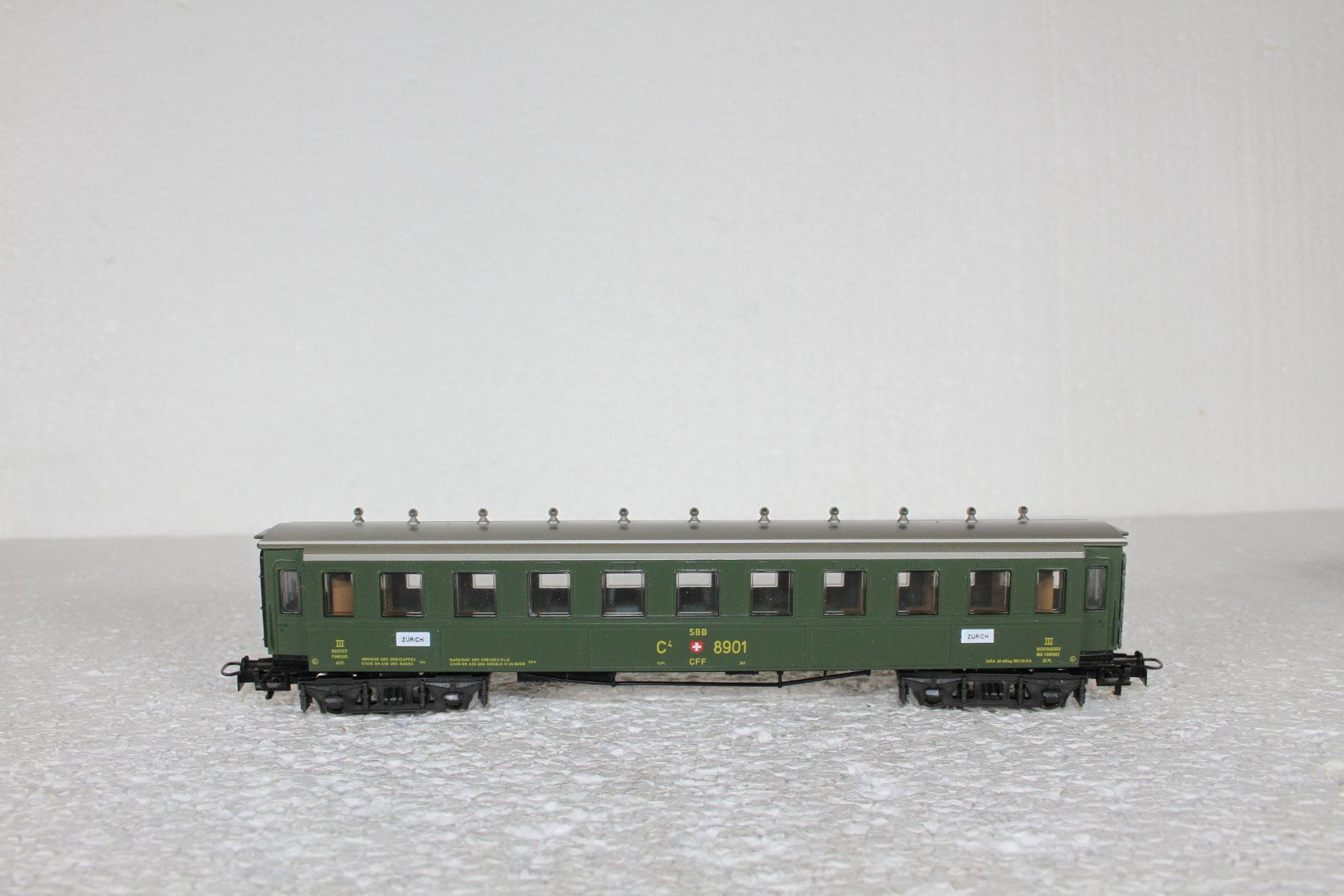 Märklin Modelleisenbahnen: Märklin 4138 SBB 3.Kl. Personenwagen Oldtimer – Gebraucht aus Triesen von gleis8 1
