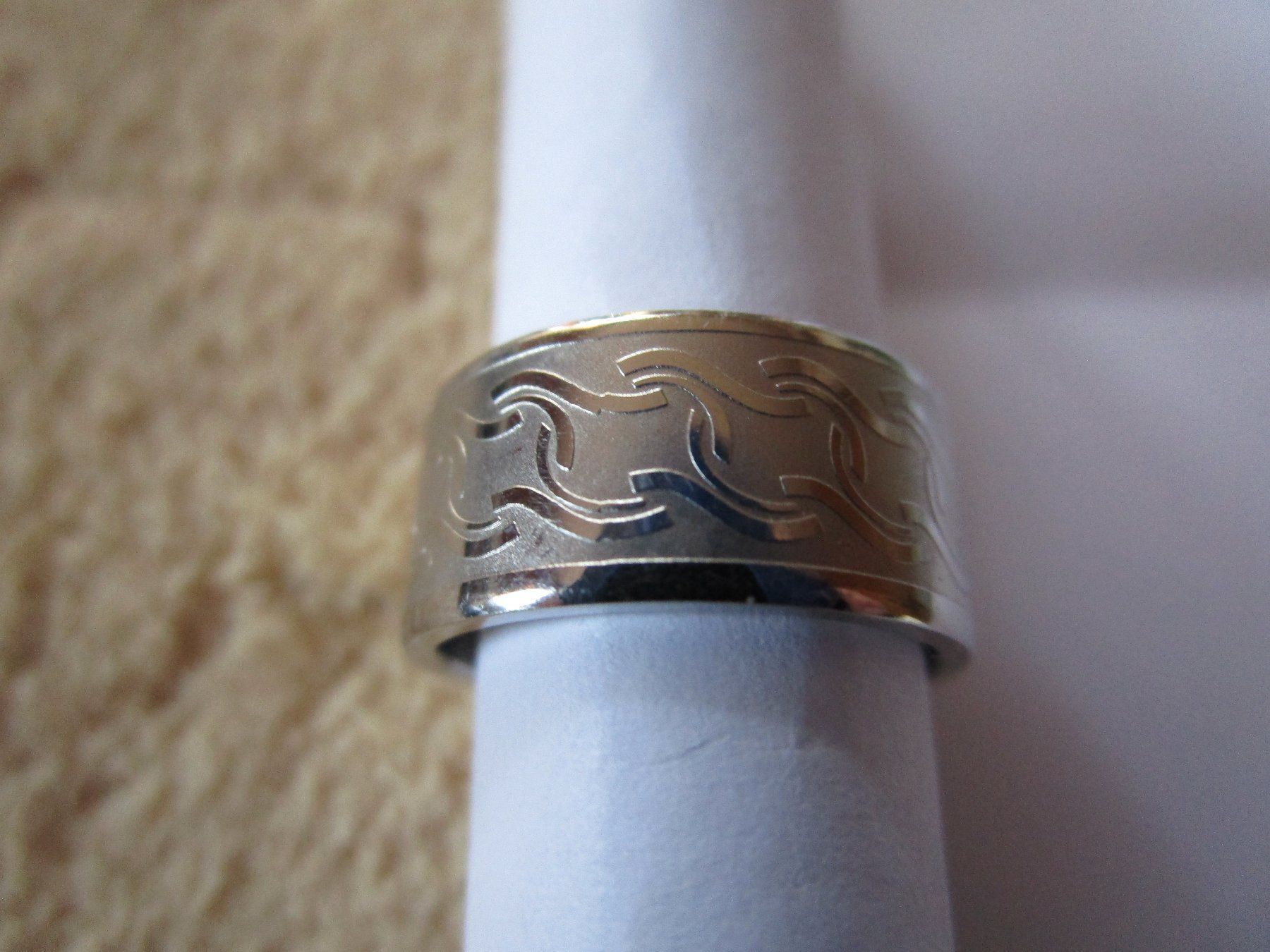 Ringe: Edelstahlring Damen Gr. 48 – Neu (gemäss Beschreibung) aus Ursenbach von gruenblau 3