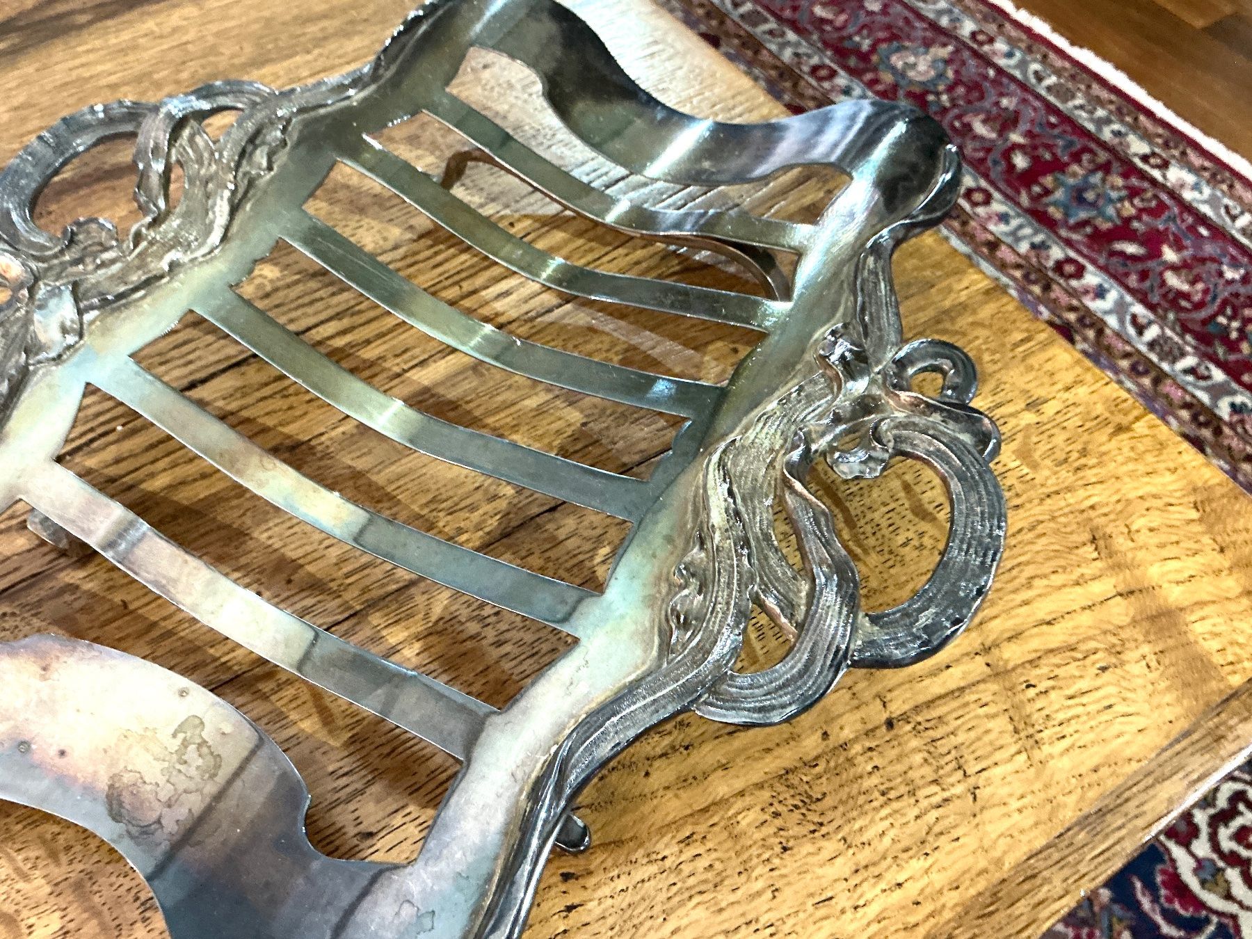 Skulpturen & Statuen: JUGENDSTIL SPARGELSCHALE HALTER VERSILBERT PUNZE UNPOLIERT – Gebraucht aus Biglen von Limarkt 2