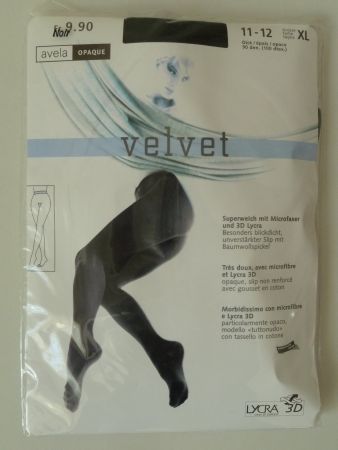 Avela Opaque Strumpfhose Gr. XL anthrazit blickdicht 90 den