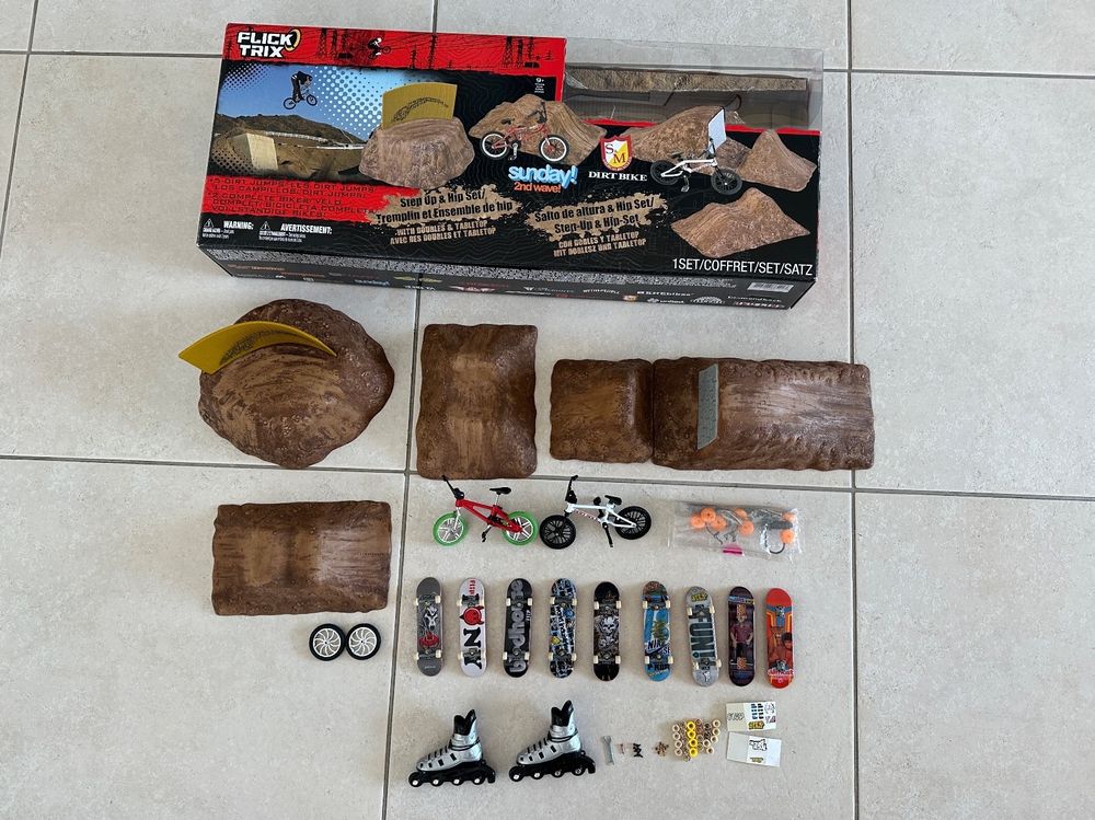 Flick Trix Finger Bikes und Finger Skateboard Kaufen auf Ricardo