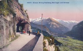 Strasse Brünig - Hasliberg Meiringen und Grimsel 1925