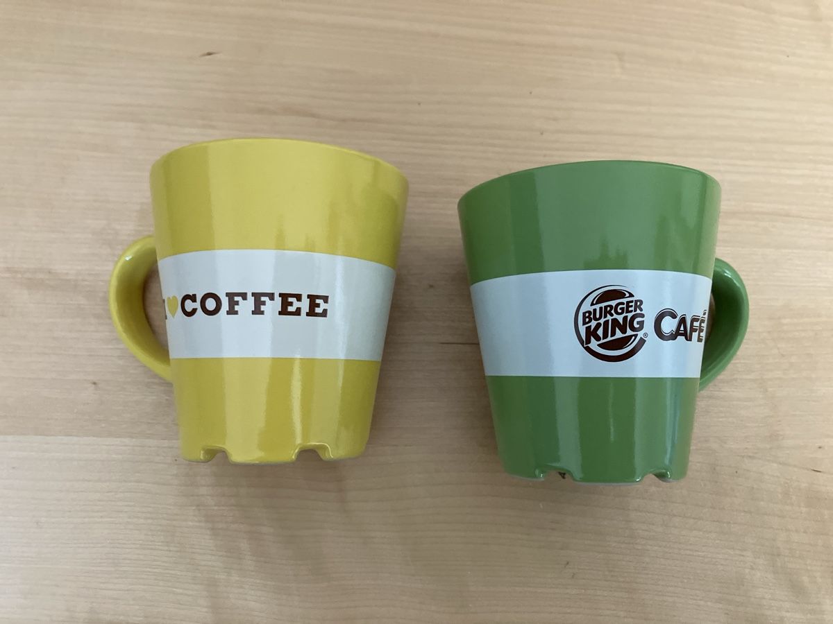 Tazze: 2 Kaffeetassen Burger King – Usato da Glarus venduto da Jhuber78