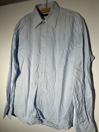 AlFerano Herren-Hemd Hellblau Gr. L