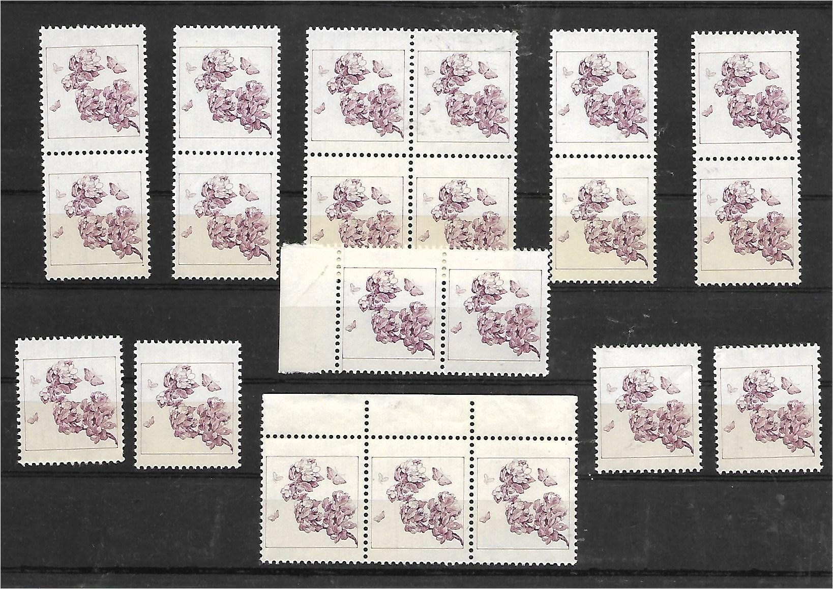 Tutti i francobolli: 1952 : Einmalige Sammlung mit 153 Versuchsdrucken – Nuovo (secondo la descrizione) da Reinach BL venduto da eiche419 2