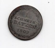 (1805) Thurgau, 1 Batz, 1809, -vz