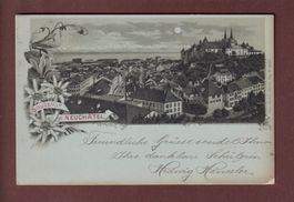 Souvenir de NEUCHÂTEL - 1902 Litho Künzli