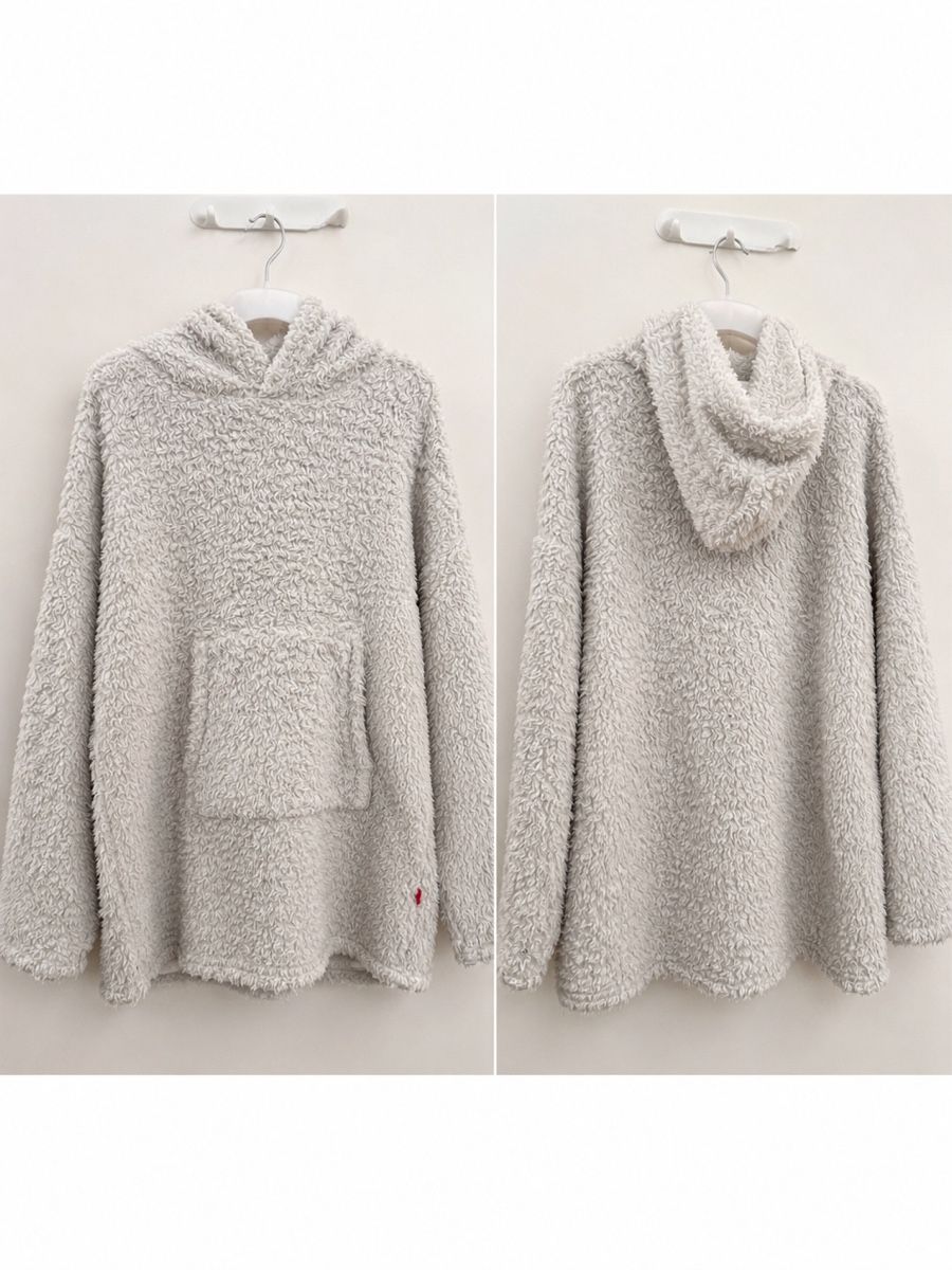 Maglioni & Felpe: Pull hoodie tout doux beige/crème – Usato da Bramois venduto da Inarretable.co