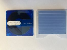 Sony Hi-MD Disc 1GB, Blau, Selten - Sammlerstück!
