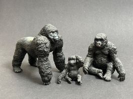 BergGorilla Familie Berg Gorilla Schleich Safari 17057