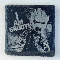 Schieferuntersetzer "I AM GROOT!" (Guardians)