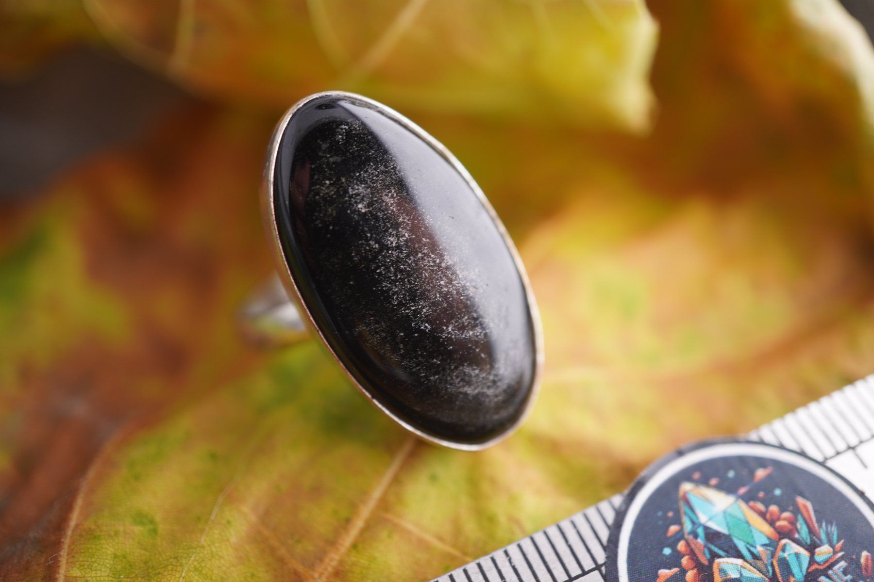 Minerali & Pietre curative: Siber Obsidian     ring Grösse  Variabel     (Räumung!) – Nuovo e nell'imballaggio originale da Eschenbach SG venduto da topstone 2