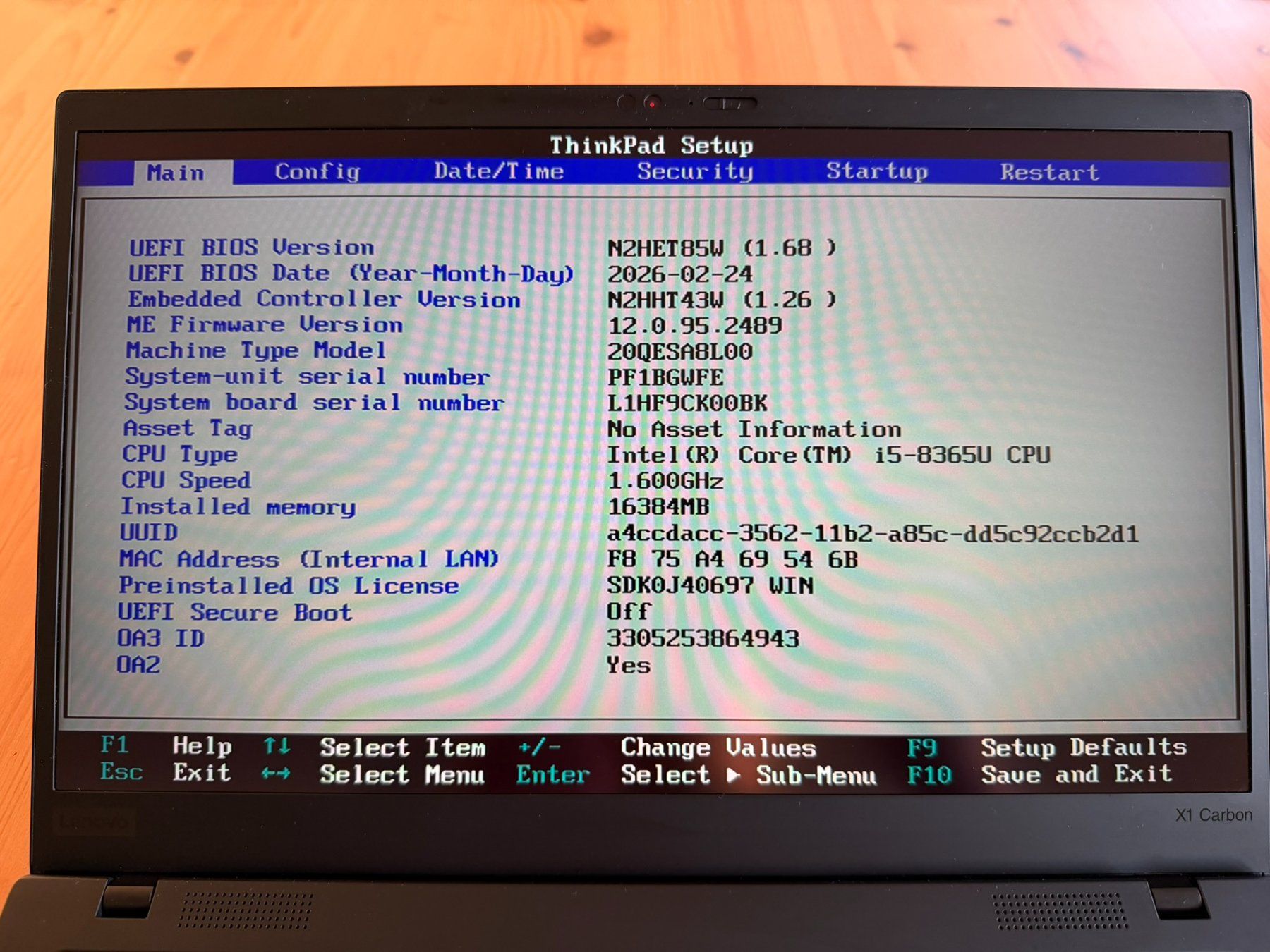 Lenovo Notebook: Lenovo X1 Carbon Gen 7 Touchscreen – Usato da St. Gallen venduto da dmkiraly 3