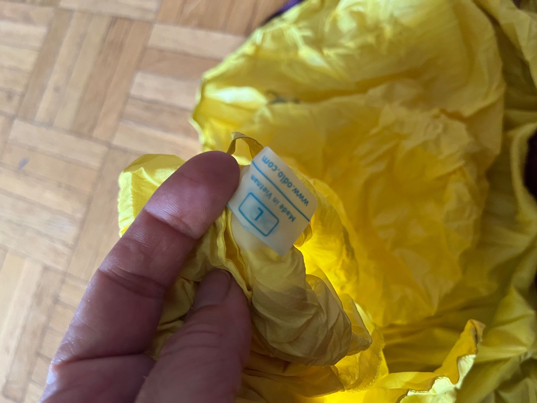 Odlo Giacche: Veste légère jaune windproof Odlo taille L – Usato da Genève venduto da ct_fqr8 3