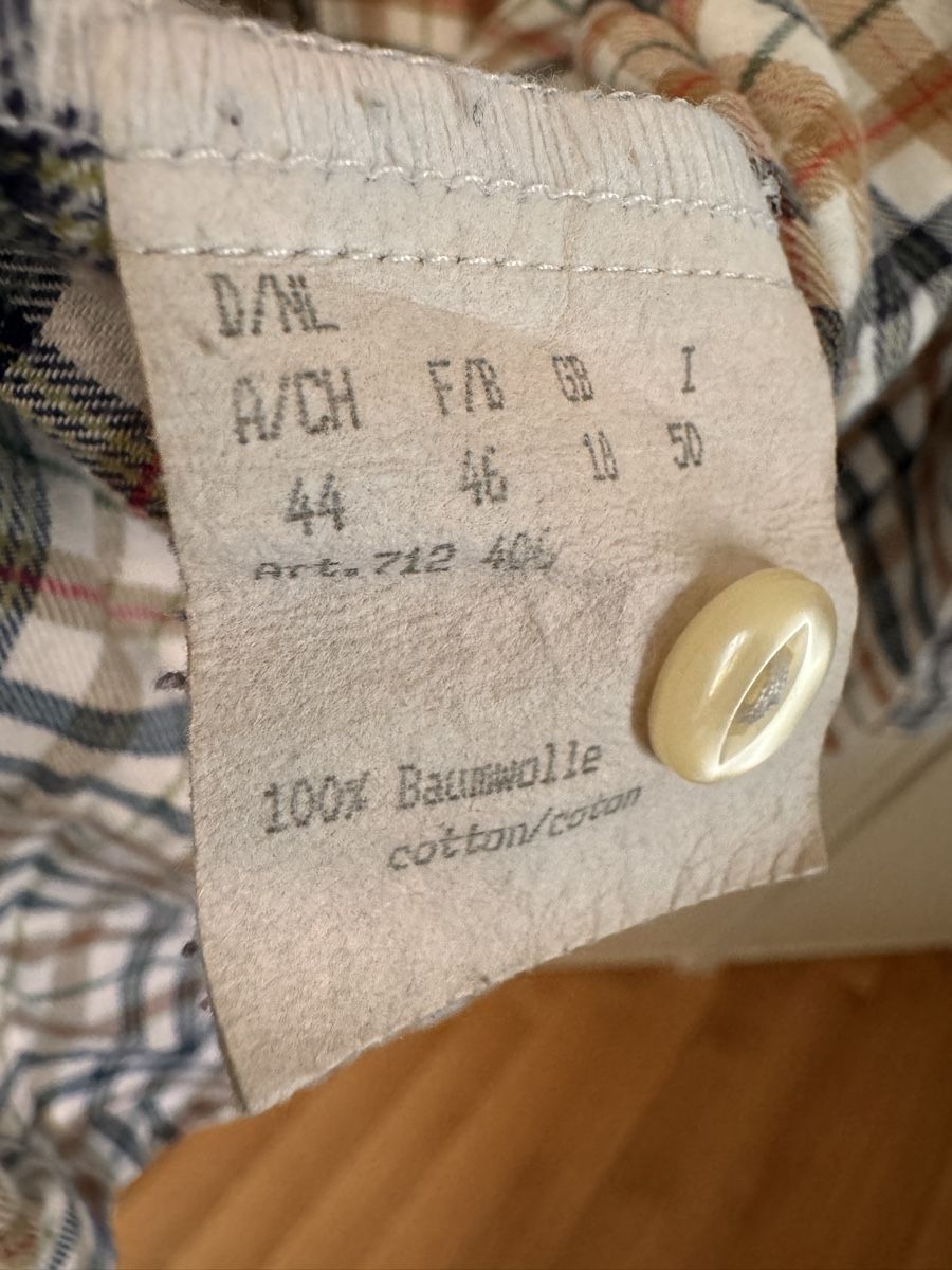 Hemden: Kariertes Hemd 44 100% Cotton – Neu (gemäss Beschreibung) aus Richterswil von Manu55555 3