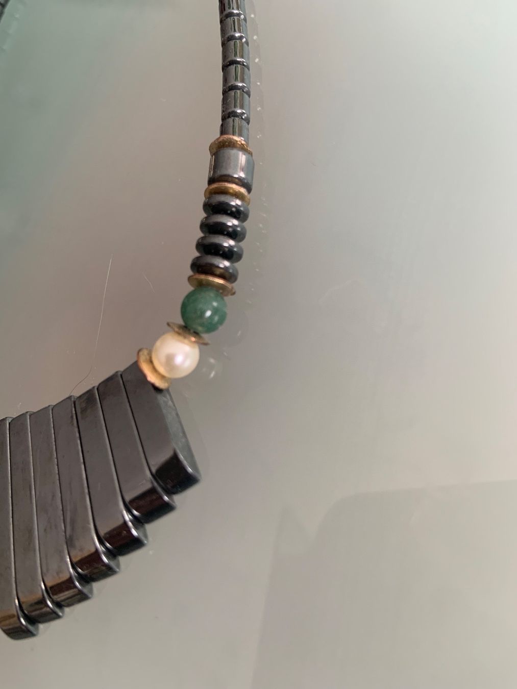 Catenine: Collana pietra nera – Usato da Grono venduto da tes_6t5v 1