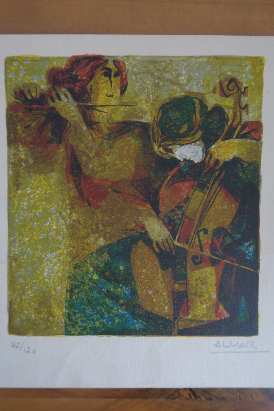 Grafica & Litografie: Alvar Sunol signierte Litho – Usato da Wädenswil venduto da Turusukko 1
