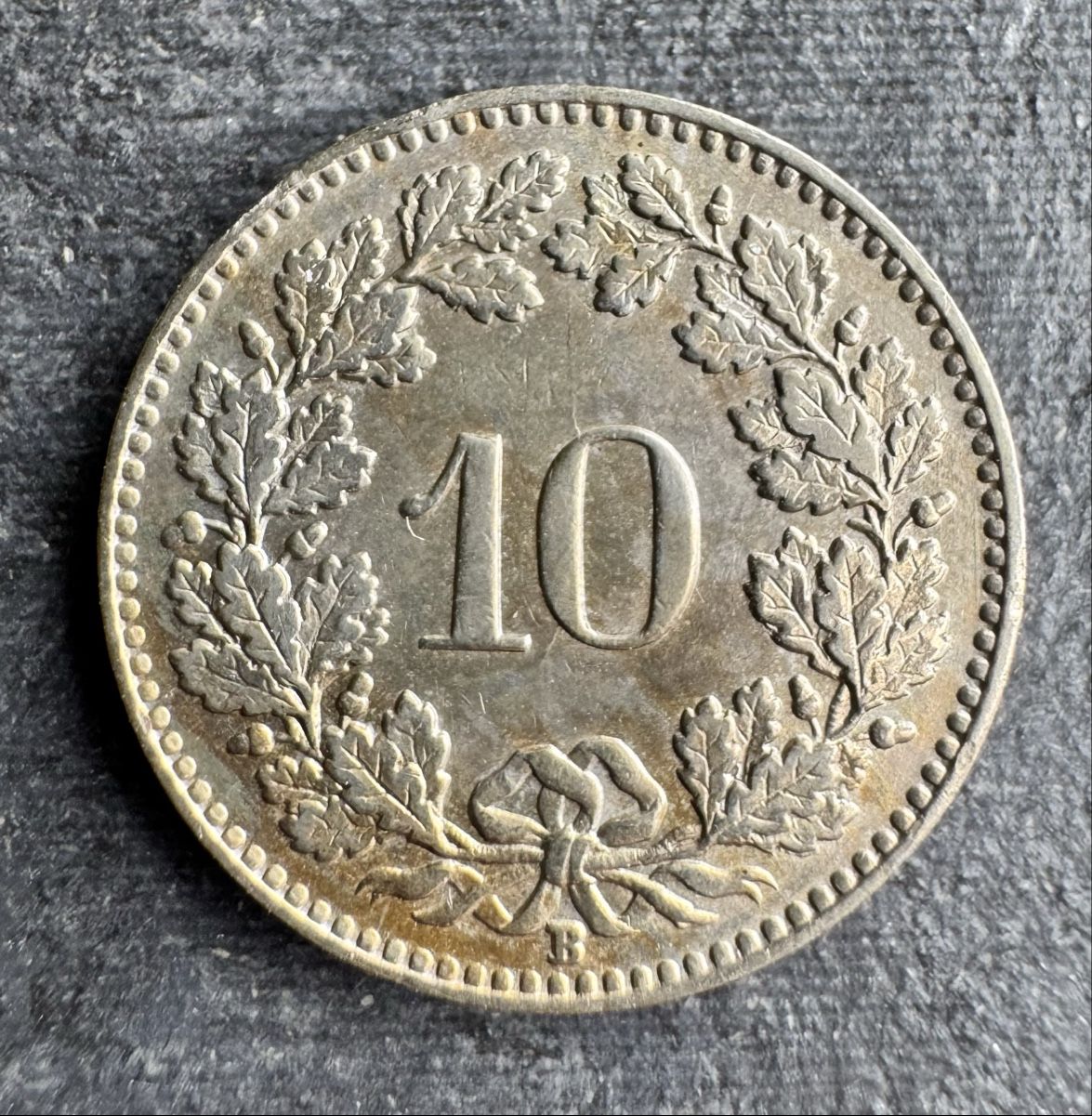 Toutes les monnaies: 10 Rappen 1925 – D'occasion à Meilen par coins4sale 1