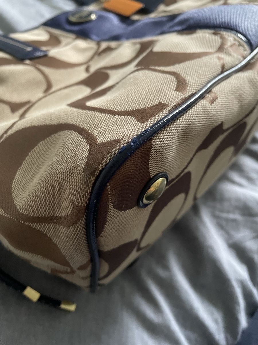 Coach Borse da donna: Vintage Coach Tasche navy/khaki monogram Y2K – Usato da Steinhausen venduto da mel_8hrx 8