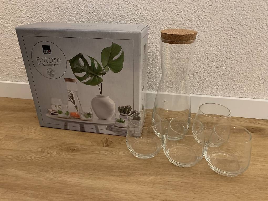 Caraffe: Karaffe & 4 Gläser – Nuovo e nell'imballaggio originale da Günsberg venduto da AlphaCharlieBravo
