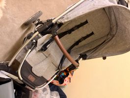 Kinderwagen ABC Design grau gebraucht guter Zustand