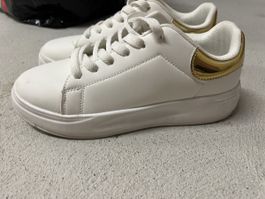 Sneakers weiss/gold