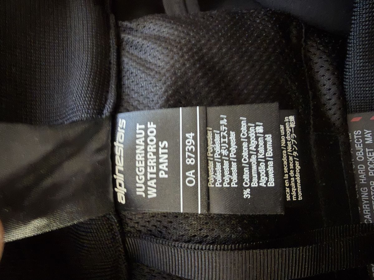 Alpinestars Pantaloni: Alpinestars Juggernaut Hose – Usato da Fehraltorf venduto da Machado.01 4