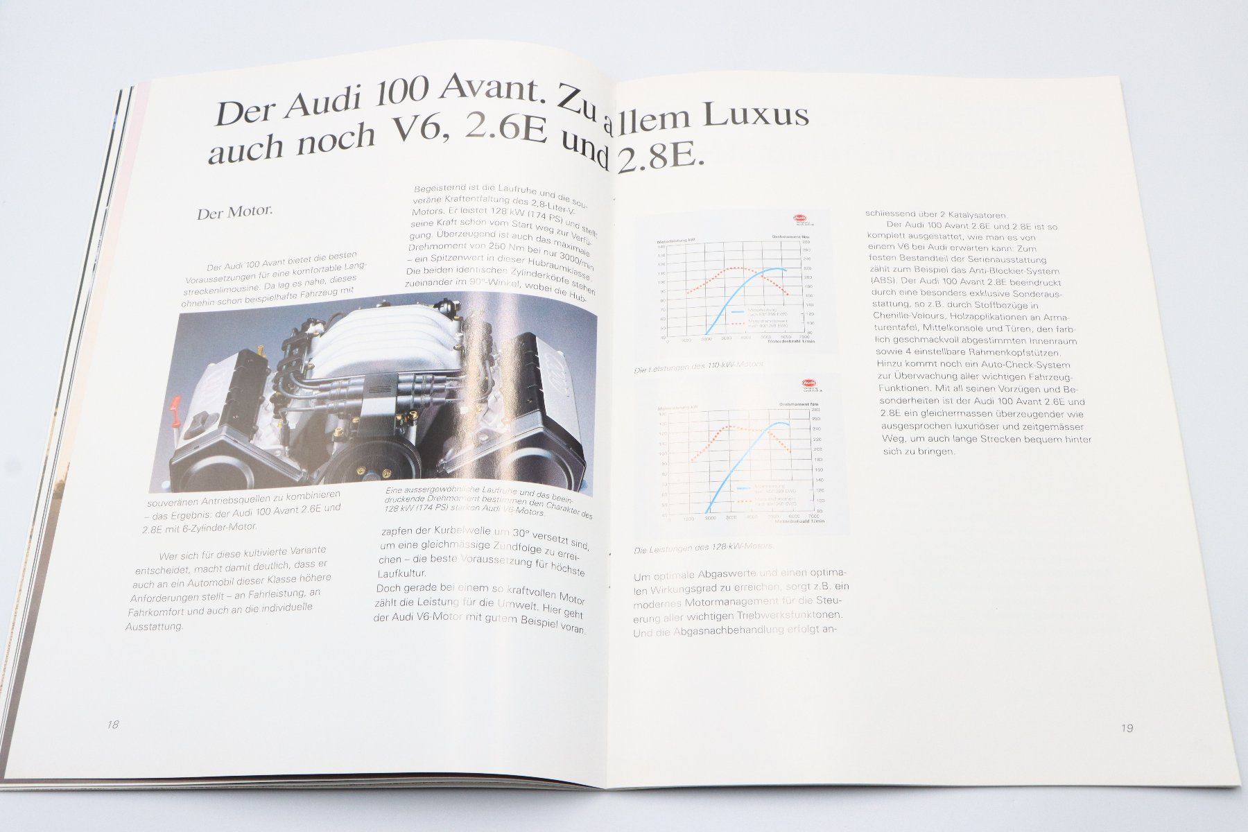 Audi Documenti: Audi 100 Avant 1992 Prospekt – Usato da Bühl b.Aarberg venduto da Collectorpassions 7