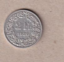 2 francs en argent 1920