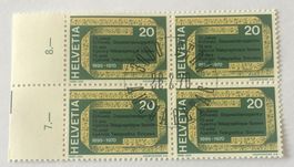 4 er Block Nr.476 mit Vollstempel  Bern