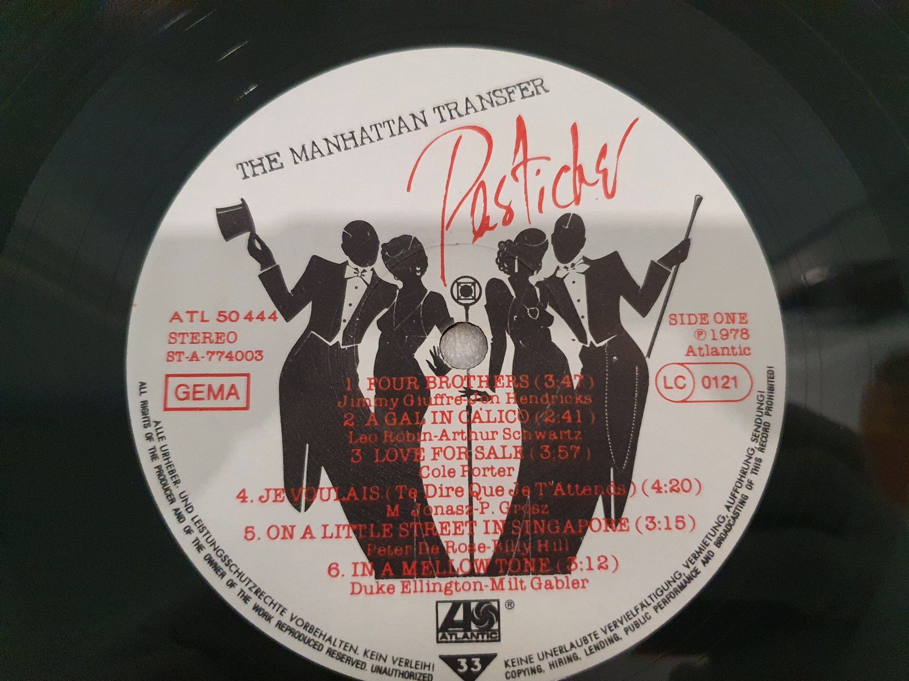 Dischi in vinile: The Manhattan Transfer – Pastiche – Usato da Uster venduto da Vinyl-Leidenschaft 7