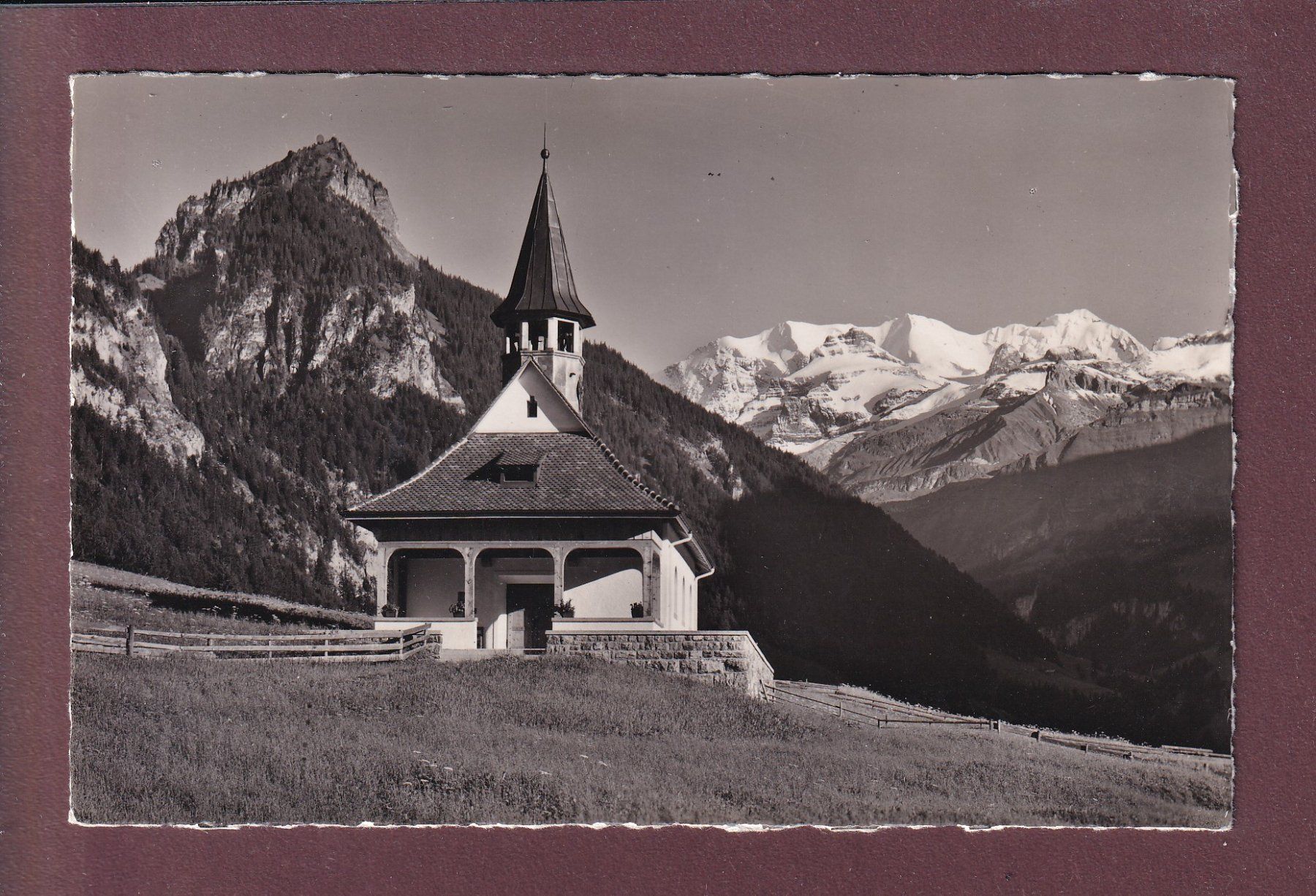 Cartoline postali: KIENTAL - Kapelle - Goldernhorn – Usato da Pully venduto da nicecards