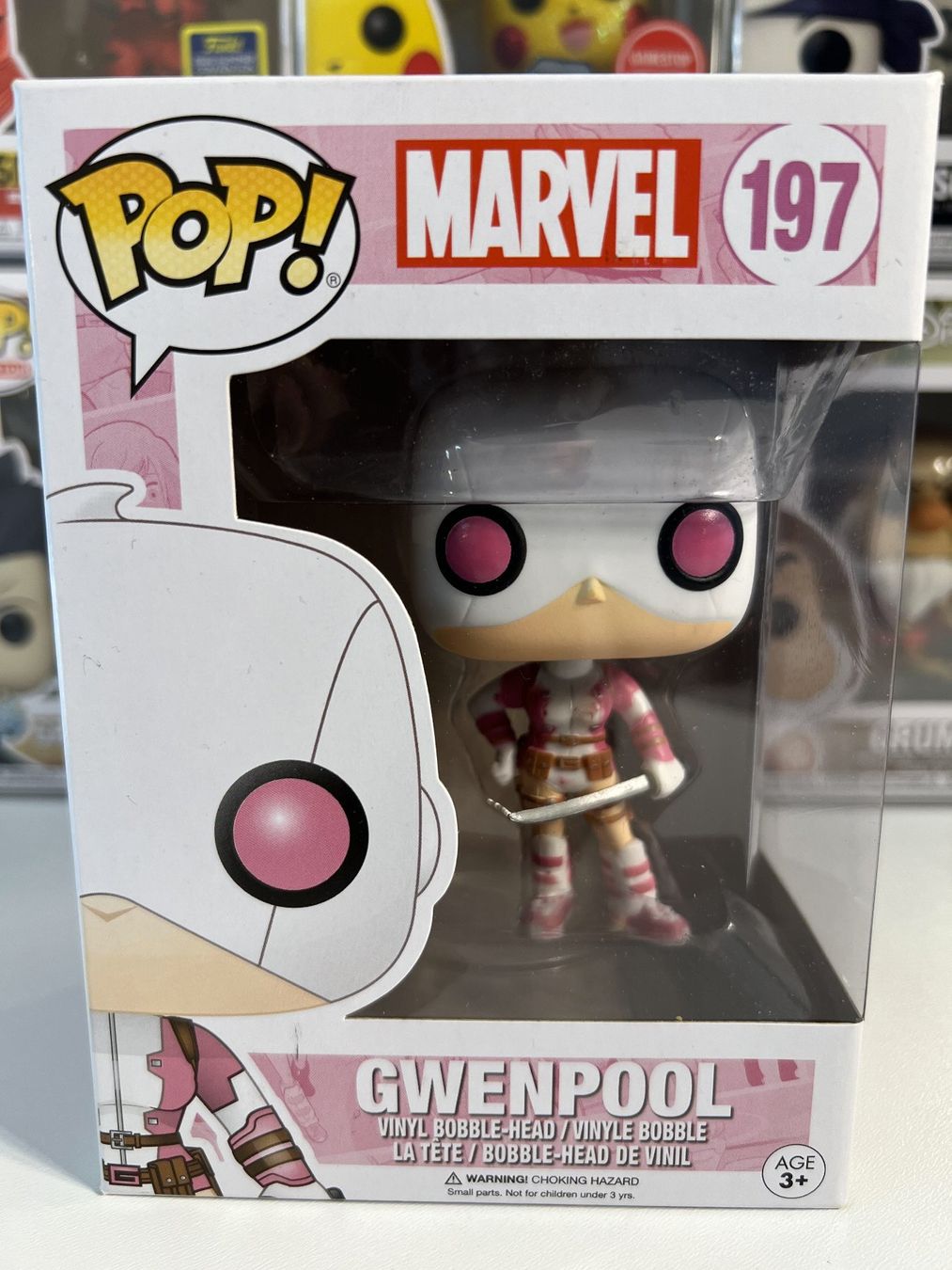 Funko Statuette: Funko POP! Marvel Gwenpool Masquée avec Epée – Nuovo e nell'imballaggio originale da Le Mouret venduto da perfectbijou