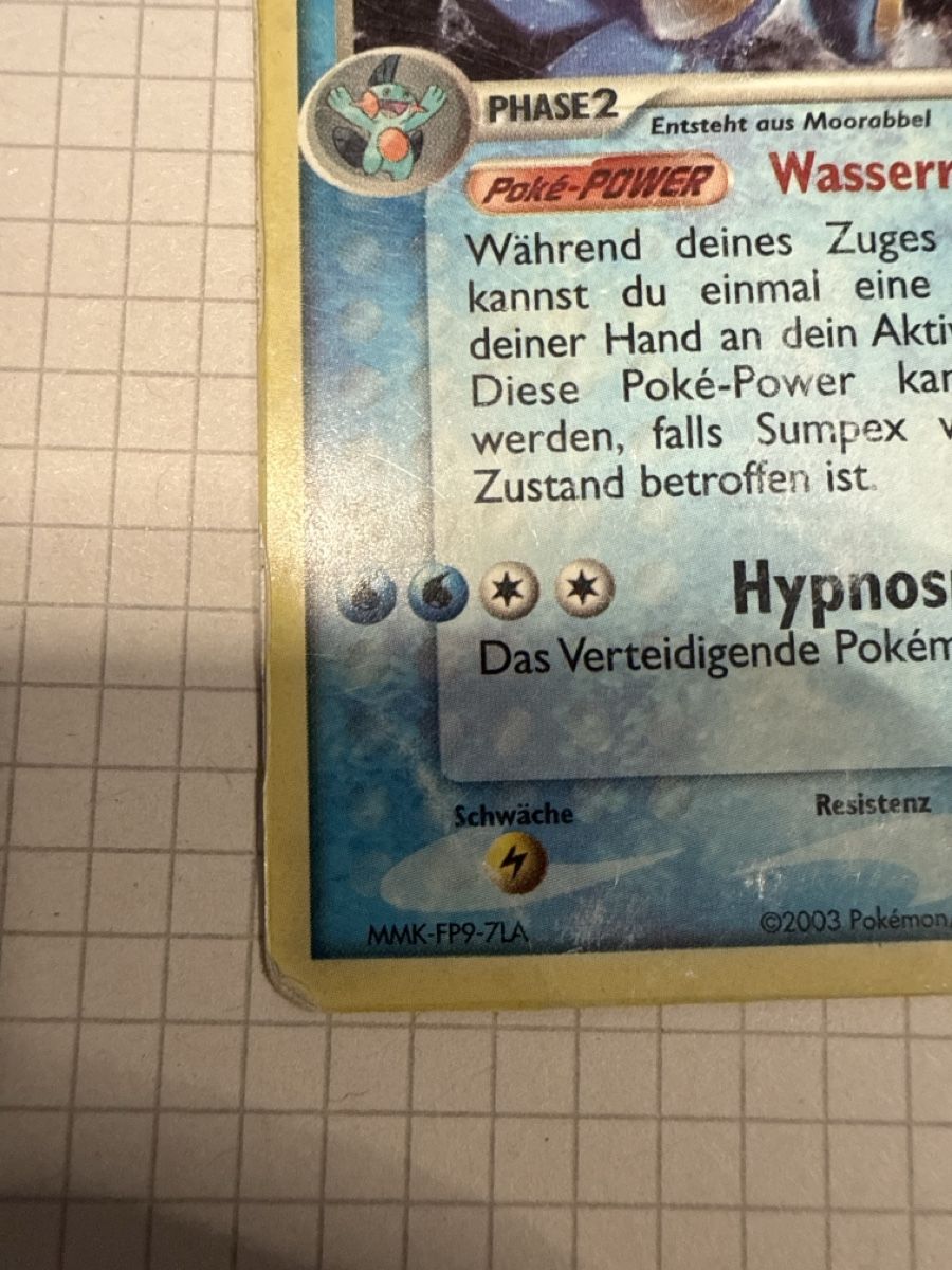 Pokémon Sammelbilder & Trading cards: Swamper / Sumpex 13/109 poor – Gebraucht aus Gudo von ken_dr92 3