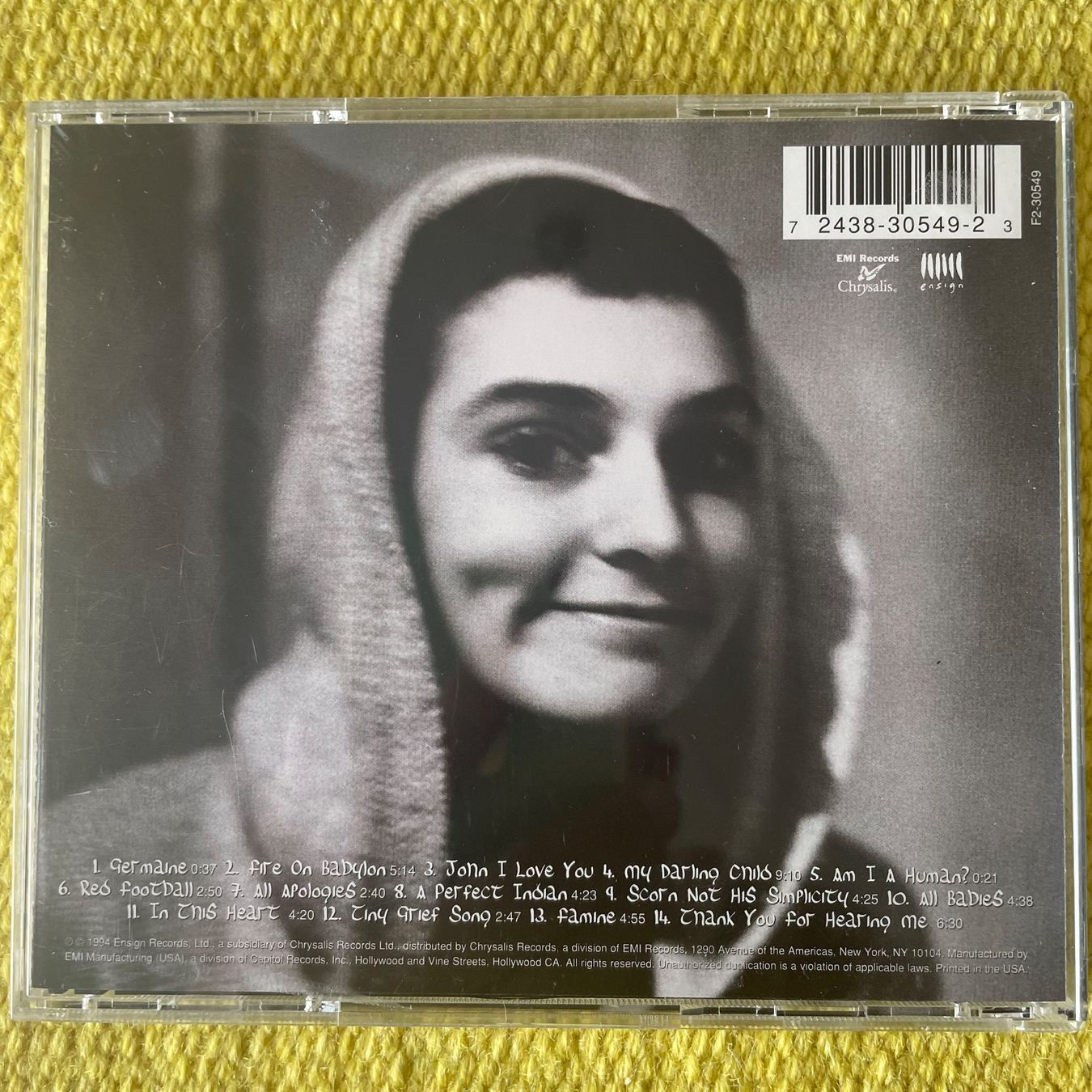 CD: SINEAD O‘CONNOR-UNIVERSAL MOTHER – Usato da Rorschacherberg venduto da CD-Roli 1