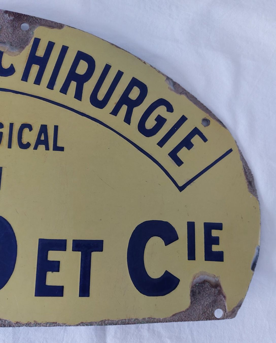 Maggi Insegne: Emailschild Duffaud Instrumente Chirurgie  plaque émaillée – Usato da Schenkon venduto da Elbarto007 4