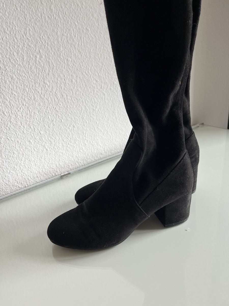 Steve Madden Scarpe da donna: STEVE MADDEN Overknee Stiefel schwarz Gr 37 – Nuovo (secondo la descrizione) da Zürich venduto da nina__viva 2