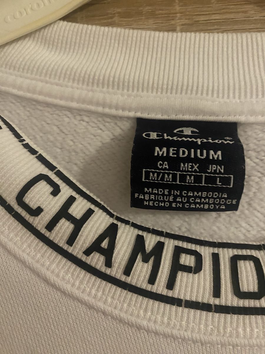Champion Maglioni & Felpe: Champion Pullover weiss Grösse M – Usato da Wigoltingen venduto da luu23 5