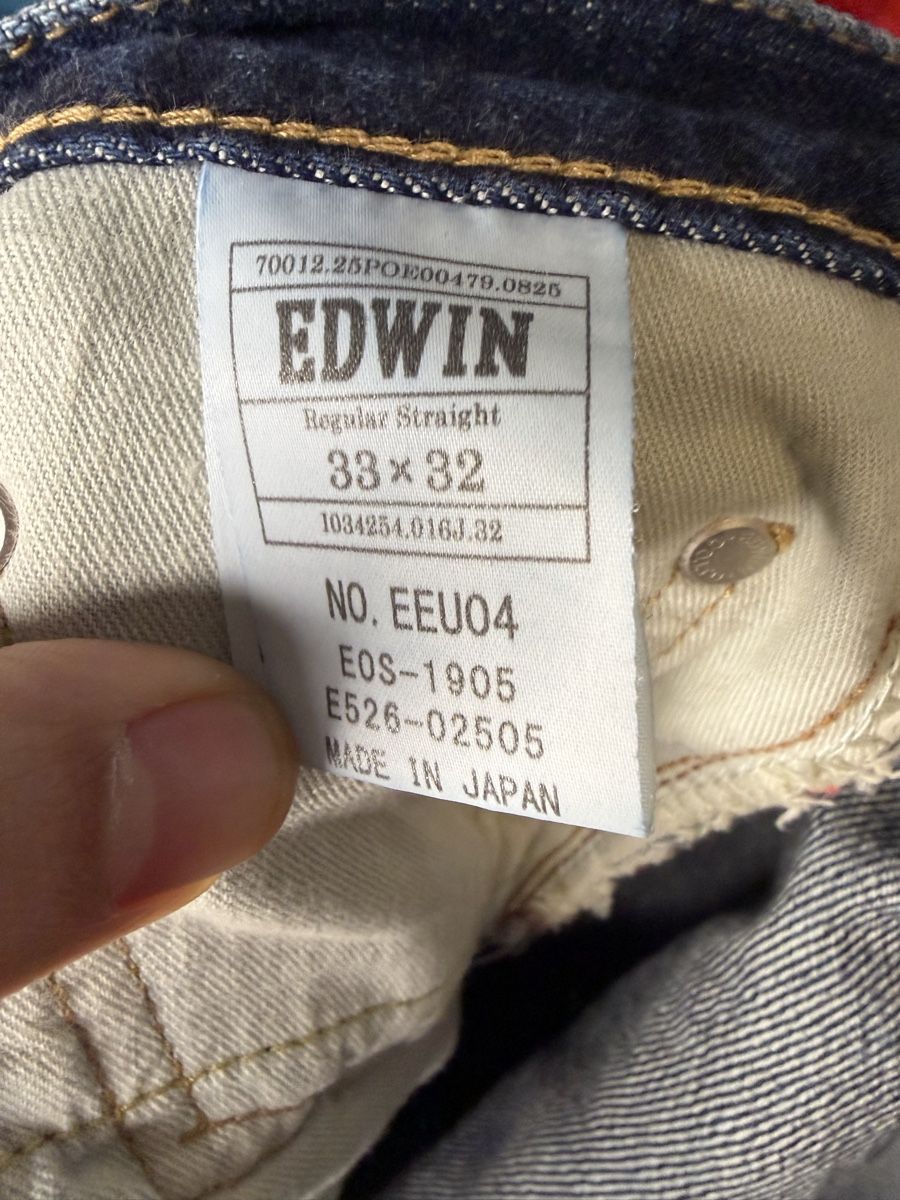 Edwin Jeans: Edwin Selvadge Japanese Denim 33x32 – Usato da Capolago venduto da man_7cv7 5