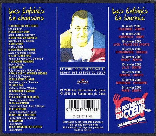 CD: Les Enfoirés en 2000 (CD) – Usato da Zürich venduto da Tarafo5 1