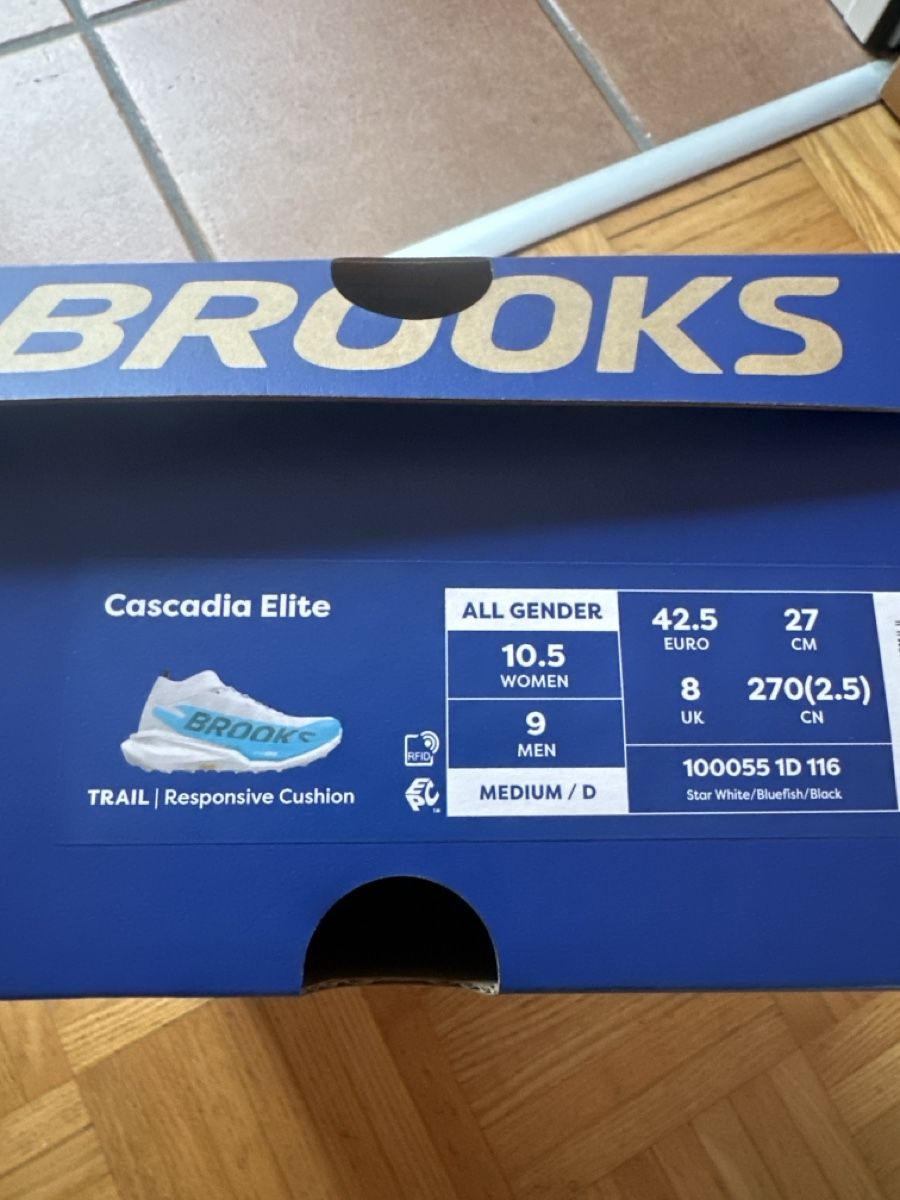 Brooks Scarpe da uomo: Cascadia Elite (42.5) – Nuovo e nell'imballaggio originale da Sigirino venduto da del_l62x 1