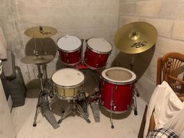 Batterie 5 futs complète Pearl avec Cymbales Paiste