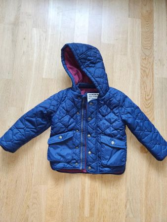 M&S Kinderjacke gesteppt blau Grösse 98 gefüttert gebraucht