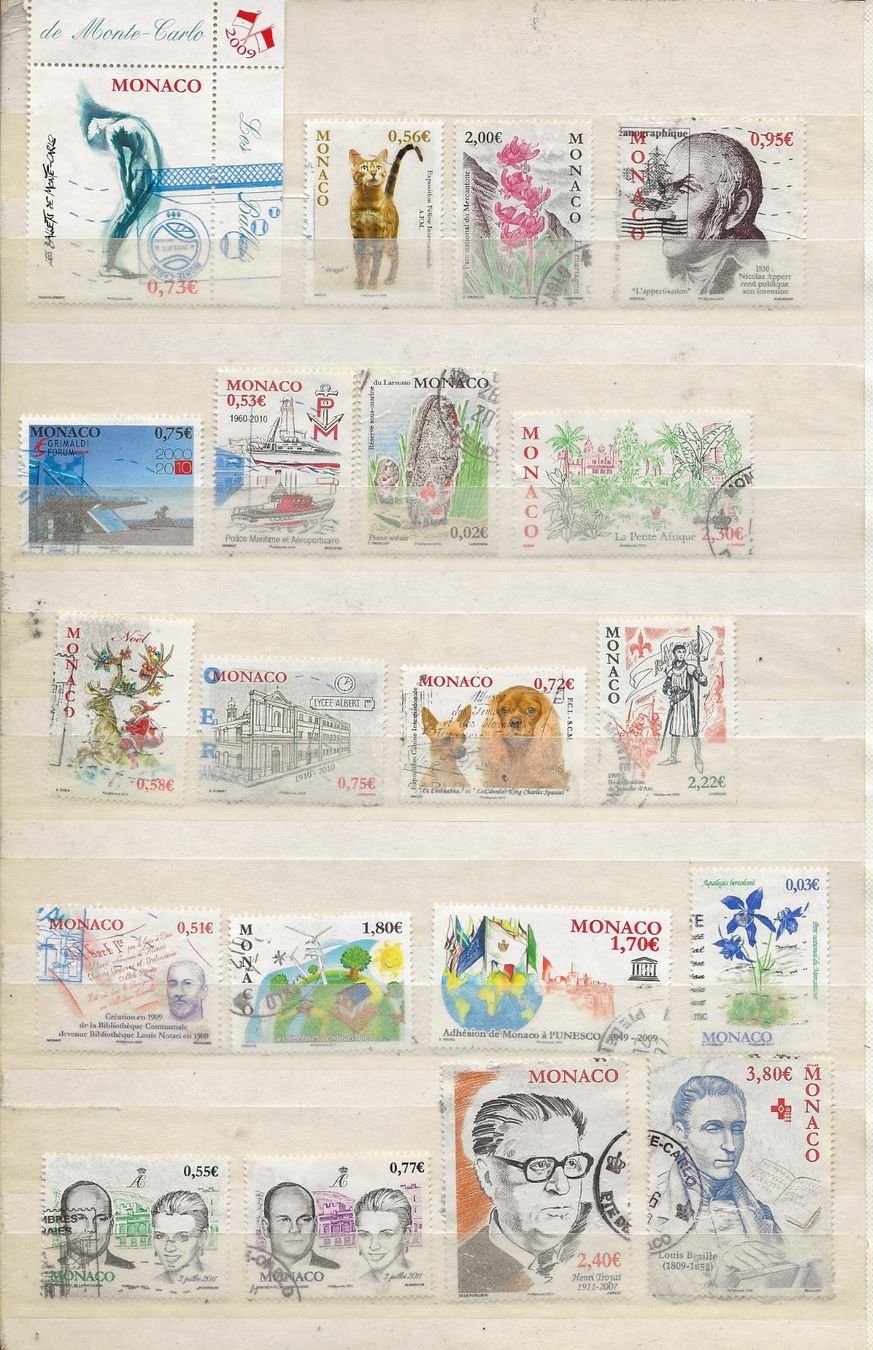 Tutti i francobolli: Monaco Lot 2009 ... – Usato da Sion venduto da PierreP01