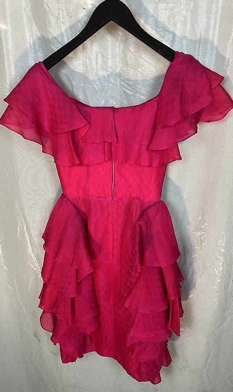 Kleider: Rotes Vintagkleid, Serge Le Page, ca. 60er oder 70er – Gebraucht aus Bern von daskannweg 2