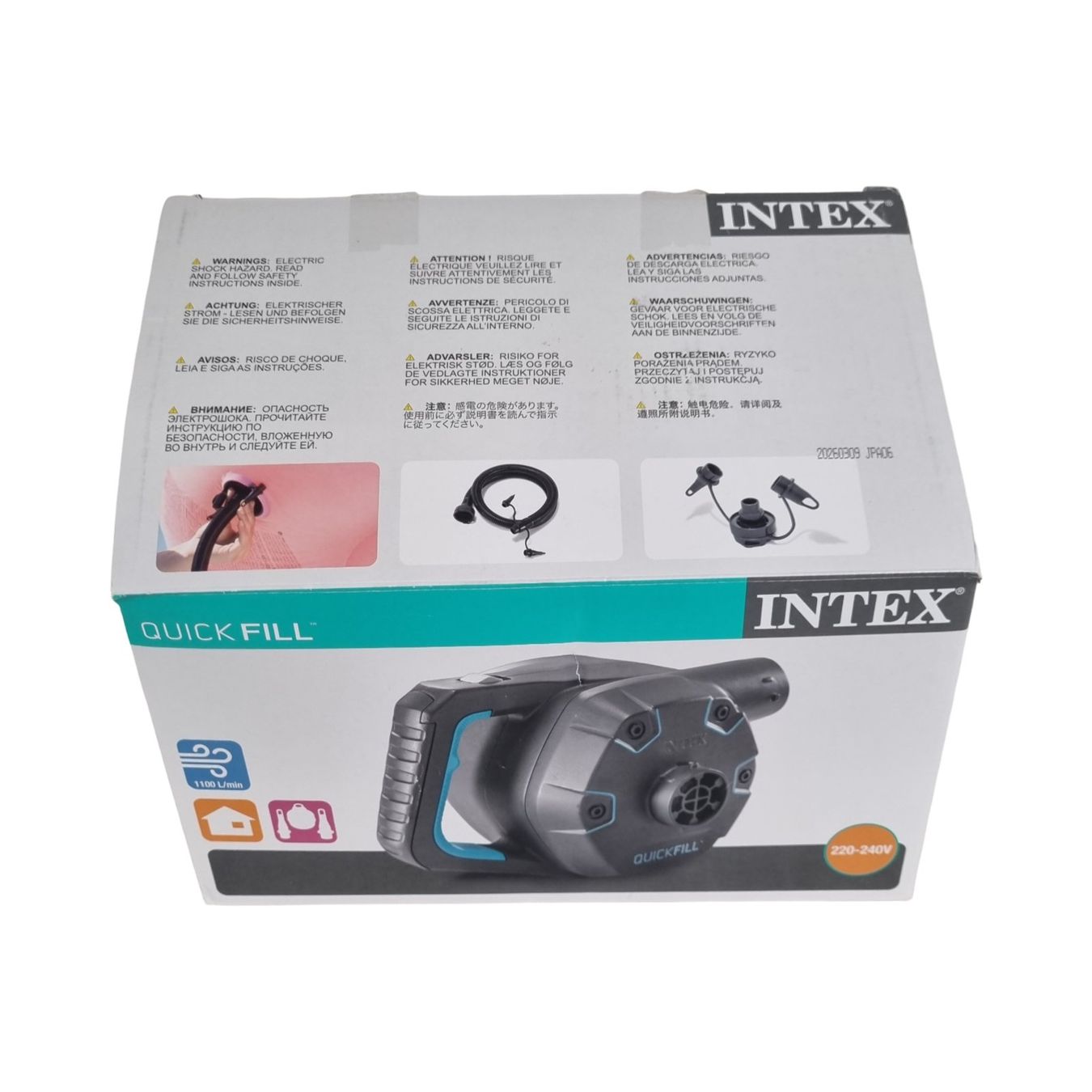 Intex Pompe & Parti di ricambio: INTEX Elektrische Luftpumpe – Nuovo (secondo la descrizione) da Wangen b. Olten venduto da Restwert_Wangen