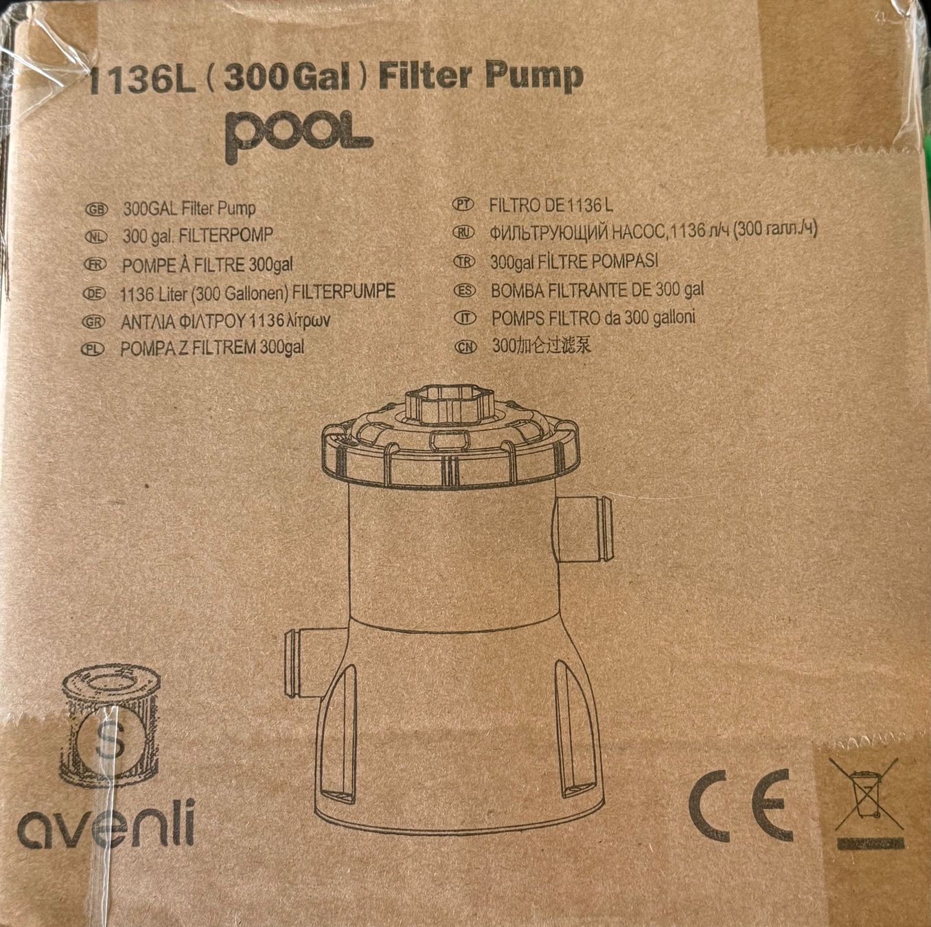 Accessori per Piscine: Neue Pool Filterpumpe - 1136Liter/h – Nuovo e nell'imballaggio originale da Oberrieden venduto da Sunsol