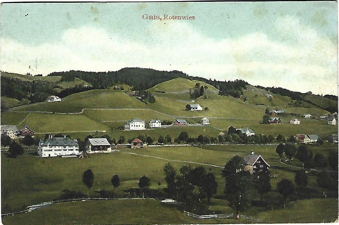 Cartoline postali: Gais Rotenwiese – Usato da Wetzikon ZH venduto da Brulu100