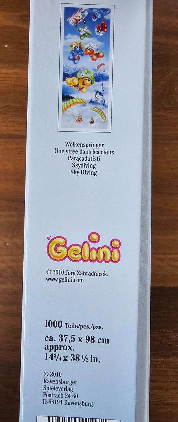 Ravensburger Puzzles: Puzzle Gelini 1000 Teile - Wolkenspringer – Gebraucht aus Altstätten SG von Carrybones 2