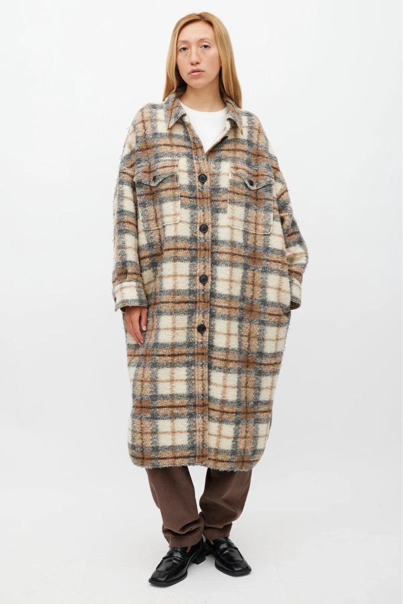 Isabel Marant Mäntel: Isabel Marant Étoile Wool Coat Gabrion Plaid – Gebraucht aus Luzern von Soeuv 2